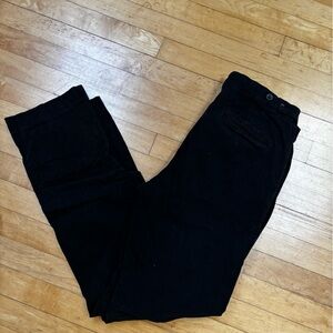 Frame Black Velvet Pants
